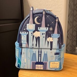 Disney Loungefly Cinderella Castle Mini Backpack